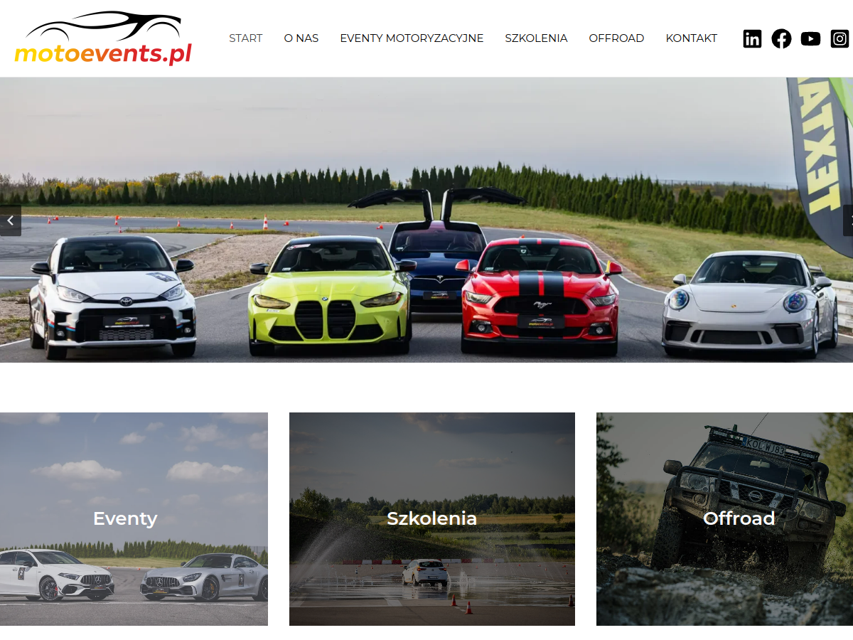 Pełny zrzut strony internetowej — MotoEvents